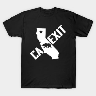 CALEXIT   (White) T-Shirt